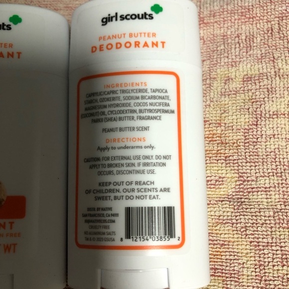 3 Native x Girl Scouts Peanut Butter Deodorant - Limited Edition - New Sealed - Picture 3 of 3